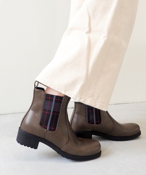 【セール】晴雨兼用│サイドゴアブーツ 8490095（ブーツ）｜byあしながおじさん（バイアシナガオジサン）