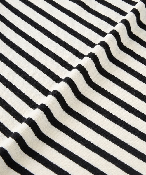 BARNYARDSTORM（バンヤードストーム）の「BARNYARDSTORM / タートルスリットニット【WEB限定カラー・WEB限定サイズL】ハンドウォッシャブル（ニット/セーター・レディース・ブラック/オフホワイト/グリーン/ホワイト×ブラック/グレー系その他/チャコール/レッド・S/M/L）」の16枚目の写真