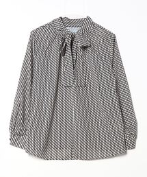 TOKYO SHIRTS | リボンボウタイ 2WAYレディース長袖ブラウス(Tシャツ/カットソー)