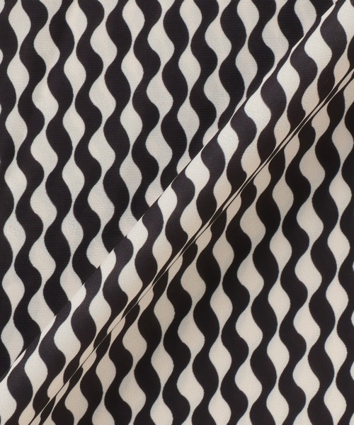 TOKYO SHIRTS(トウキョウシャツ)の「リボンボウタイ 2WAYレディース長袖ブラウス(Tシャツ/カットソー・レディース・ブラック/グリーン・M/L/LL)」の7枚目の写真