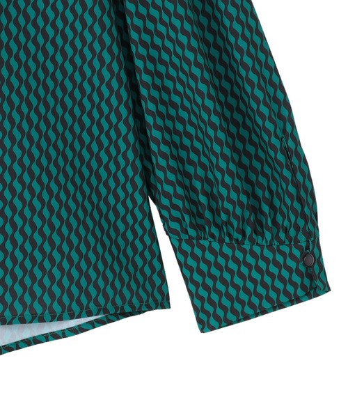 TOKYO SHIRTS(トウキョウシャツ)の「リボンボウタイ 2WAYレディース長袖ブラウス(Tシャツ/カットソー・レディース・ブラック/グリーン・M/L/LL)」の10枚目の写真