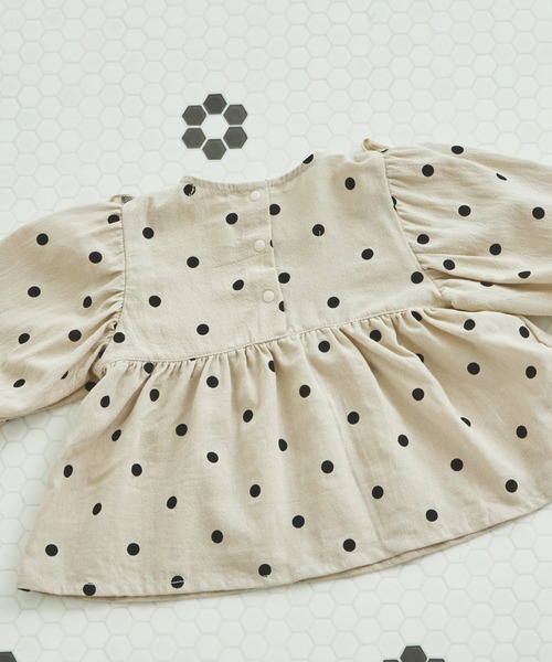 pairmanon(ペアマノン)の「【ベビー】スクエアフリル セットアップ(その他ベビーウェア・キッズ・ブルー/ベージュ/ベージュ系その他・70/80)」の6枚目の写真