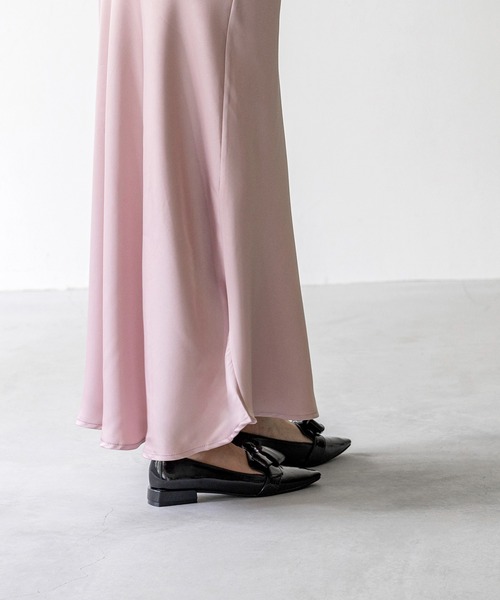 menue（メヌエ）の「リボンモチーフ オペラシューズ（ローファー・レディース・ブラック/シルバー/アイボリー/ブラック系・22.5cm/26.0cm/21.5cm/22.0cm/23.5cm/24.5cm/25.5cm/23.0cm/24.0cm/25.0cm）」の18枚目の写真