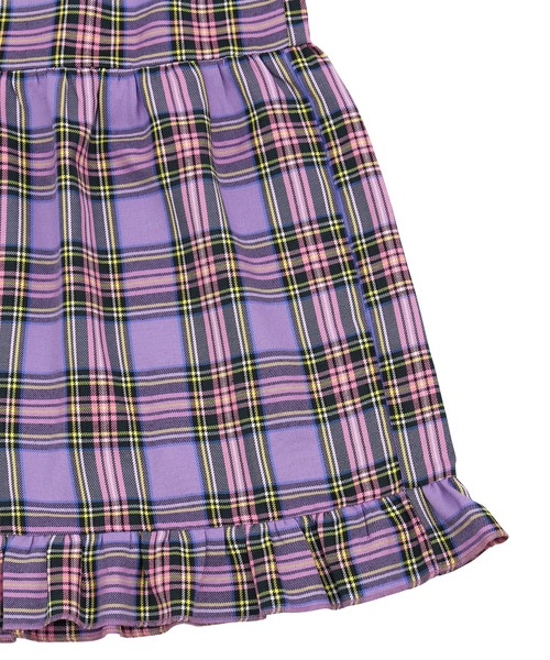 PUNYUS(プニュズ)の「タータンチェックティアードロングスカート(スカート・レディース・グリーン/レッド/パープル・1/2/3/4)」の12枚目の写真
