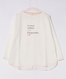 Q | バックスリットロンT(Tシャツ/カットソー)