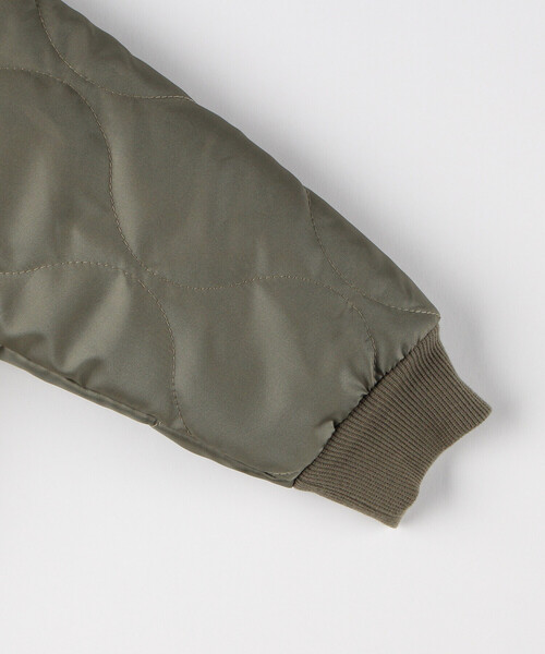 COMME CA ISM（コムサイズム）の「ボア×キルトタフタ 中綿ブルゾン（ブルゾン・キッズ・カーキ系/ブラック・110cm/120cm/130cm/140cm/150cm/100cm）」の9枚目の写真