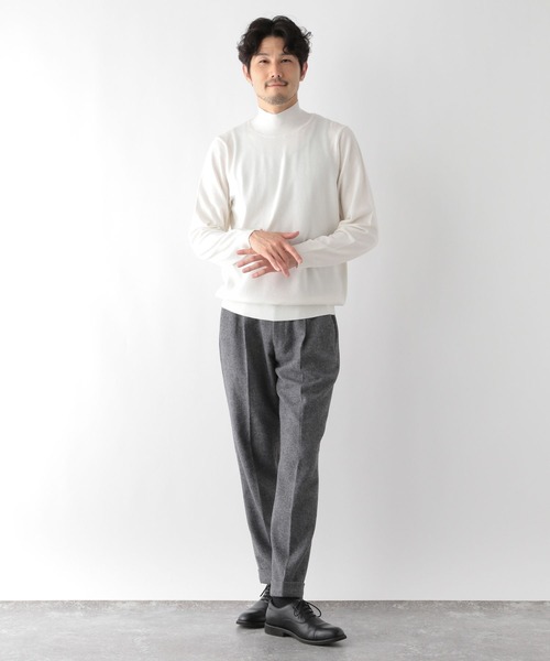 GLOBAL WORK(グローバルワーク)の「ハイネックプルオーバー/Salon de GW/133437(ニット/セーター・メンズ・ブラック/グレー系その他7/ホワイト・LARGE/MEDIUM/X-LARGE/SMALL)」の15枚目の写真