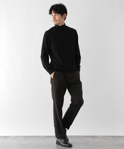 GLOBAL WORK(グローバルワーク)の「ハイネックプルオーバー/Salon de GW/133437(ニット/セーター・メンズ・ブラック/グレー系その他7/ホワイト・LARGE/MEDIUM/X-LARGE/SMALL)」の8枚目の写真