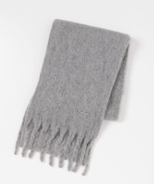SENSE OF PLACE by URBAN RESEARCH（センスオブプレイスバイアーバンリサーチ）の「モヘアライクストール（マフラー・レディース・グレー/レッド系その他/ライトベージュ・ONE）」の13枚目の写真