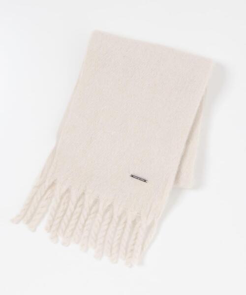 SENSE OF PLACE by URBAN RESEARCH（センスオブプレイスバイアーバンリサーチ）の「モヘアライクストール（マフラー・レディース・グレー/レッド系その他/ライトベージュ・ONE）」の17枚目の写真