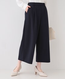 SHOO・LA・RUE | 【洗える/S-3L/セットアップ可】セレモニーからデイリーに カットジョーゼット ワイドパンツ(その他パンツ)