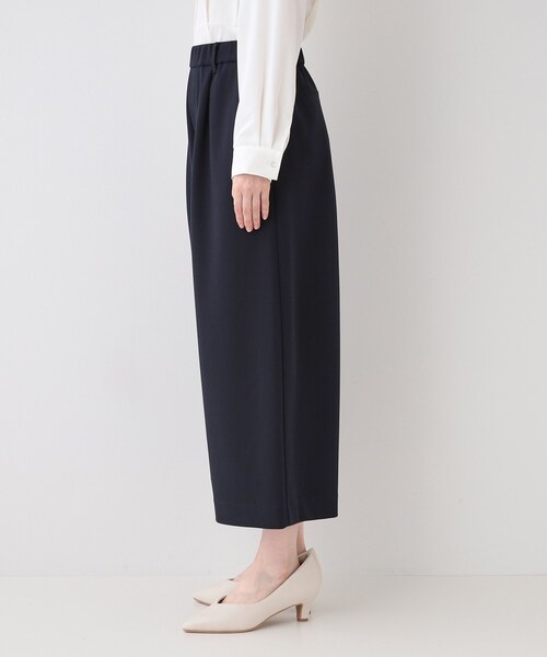 SHOO・LA・RUE（シューラルー）の「【洗える/S-3L/セットアップ可】セレモニーからデイリーに カットジョーゼット ワイドパンツ（その他パンツ・レディース・ブラック/ネイビー/ナチュラル・05/04/03/02/01）」の19枚目の写真