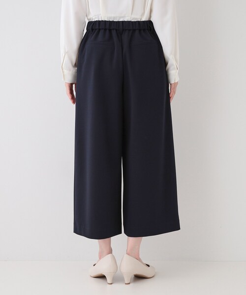SHOO・LA・RUE（シューラルー）の「【洗える/S-3L/セットアップ可】セレモニーからデイリーに カットジョーゼット ワイドパンツ（その他パンツ・レディース・ブラック/ネイビー/ナチュラル・05/04/03/02/01）」の20枚目の写真