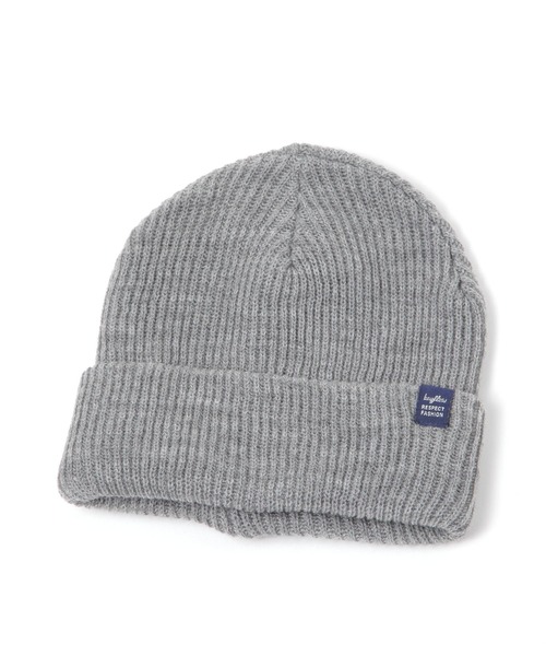 BAYFLOW（ベイフロー）の「アクリルワッチ（ニットキャップ/ビーニー・メンズ・ベージュ/クリアブルー/ブラック/グレー・FREE）」の5枚目の写真