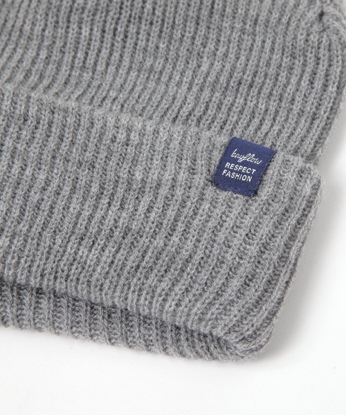 BAYFLOW（ベイフロー）の「アクリルワッチ（ニットキャップ/ビーニー・メンズ・ベージュ/クリアブルー/ブラック/グレー・FREE）」の11枚目の写真
