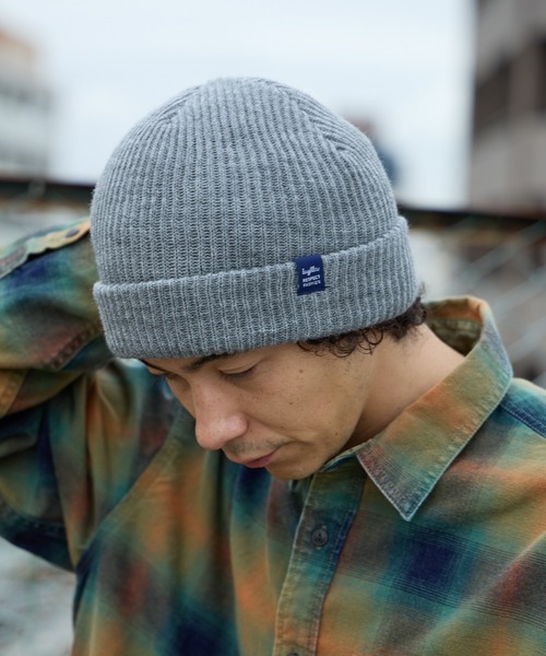 BAYFLOW（ベイフロー）の「アクリルワッチ（ニットキャップ/ビーニー・メンズ・ベージュ/クリアブルー/ブラック/グレー・FREE）」の16枚目の写真