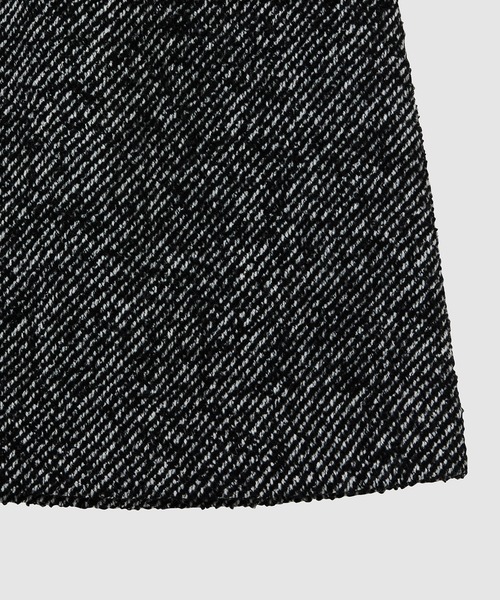 ROPE'(ロペ)の「ループツイードミニスカート(スカート・レディース・ブラック・36/38)」の4枚目の写真