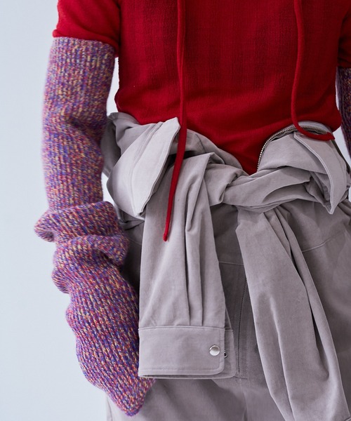 oll（オール）の「Arm and Foot cover（アームカバー・レディース・レッド/マスタード/グレイッシュベージュ・FREE）」の8枚目の写真