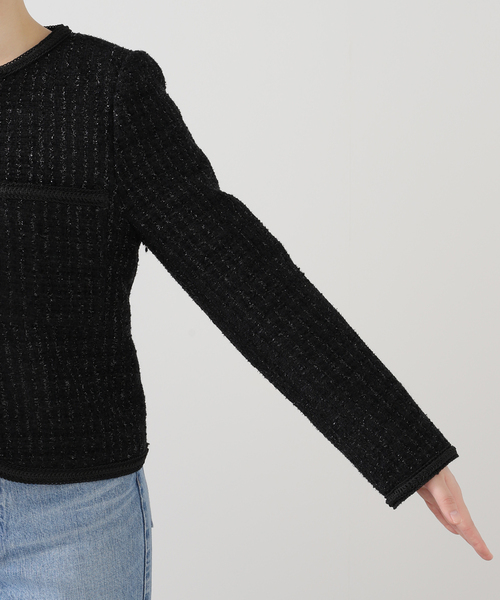 La TOTALITE（ラトータリテ）の「ラメツイードノーカラー