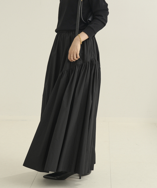 plage（プラージュ）の「typewriter asymmetry スカート（スカート