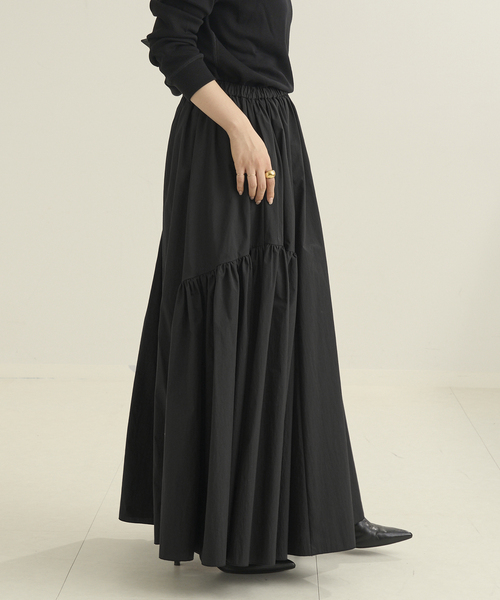 plage（プラージュ）の「typewriter asymmetry スカート（スカート