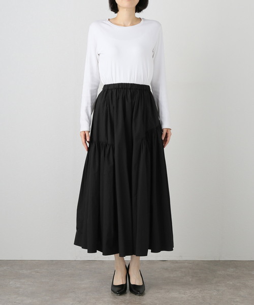 なお　plage typewriter asymmetry スカート セール】typewriter asymmetry スカート（スカート）｜Plage