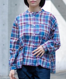 D.M.G. | [D.M.G / ディーエムジー] マドラスチェック BIGポケットワイドシャツ(シャツ/ブラウス)