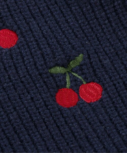 apres les cours（アプレレクール）の「さくらんぼ・いちご刺繍ビスチェ＆長袖Tシャツセット（Tシャツ/カットソー・キッズ・アイボリー/レッド・140/130/80/120/110/100/90）」の14枚目の写真