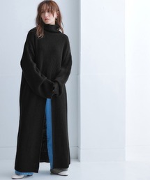 Soiunique（スワユニーク）の「スリット入りロング丈ニットワンピース ［Soiunique］（ワンピース）」