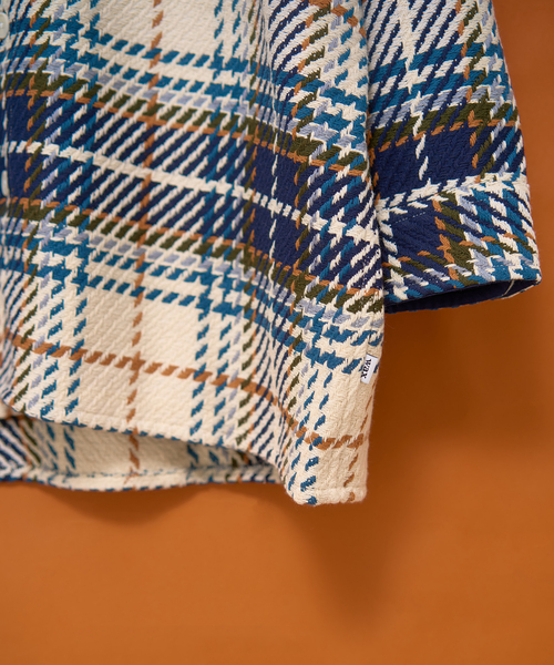 417 EDIFICE（フォーワンセブンエディフィス）の「WAX LONDON 417別注 OVERSHIRT CHARTON CHECK（シャツ/ブラウス・メンズ・アイボリー・LARGE/MEDIUM）」の5枚目の写真