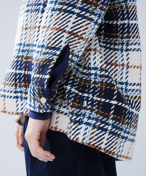 417 EDIFICE（フォーワンセブンエディフィス）の「WAX LONDON 417別注 OVERSHIRT CHARTON CHECK（シャツ/ブラウス・メンズ・アイボリー・LARGE/MEDIUM）」の13枚目の写真
