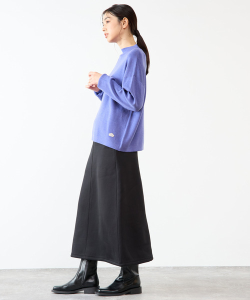 LOGEMENT DE CLAIRE(ロジュモンドクレール)の「モックネックプルオーバー(ニット/セーター・レディース・ベージュ/イエロー/ブルー/ブラック・FREE)」の20枚目の写真
