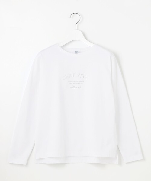 J.PRESS(ジェイプレス)の「ロゴ Tシャツ(Tシャツ/カットソー・レディース・ピンク系/ダルブルー系/ベージュ系/ホワイト系・T15/T13)」の21枚目の写真
