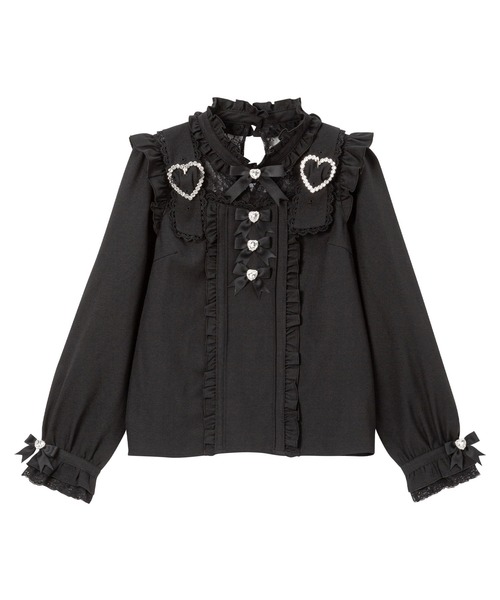 ﾊｰﾄﾍﾞﾙﾄﾁｮｰｶｰﾋﾞｼﾞｭｰﾌﾞﾗｳｽ（シャツ/ブラウス）｜DearMyLoveWhip（ディアマイラブホイップ）