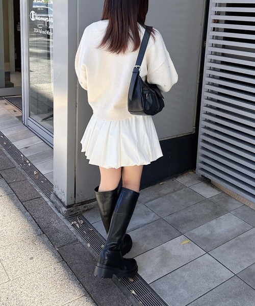 INGNI（イング）の「バルーンミニスカパン／Ａ（スカート・レディース・オフホワイト/ブラック・M）」の16枚目の写真