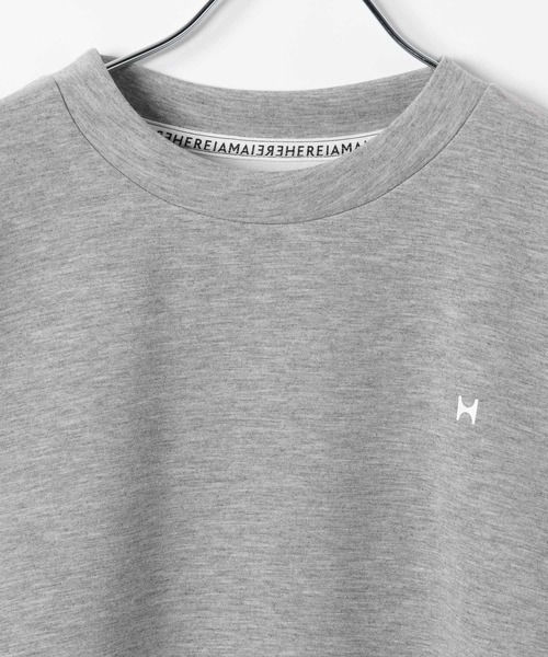 HEREIAM（ヘレイアム）の「【HEREIAM MEN】ミラーロゴクルーネックスウェット（スウェット・メンズ・ブラック/杢グレー/ホワイト・MEDIUM/LARGE）」の6枚目の写真