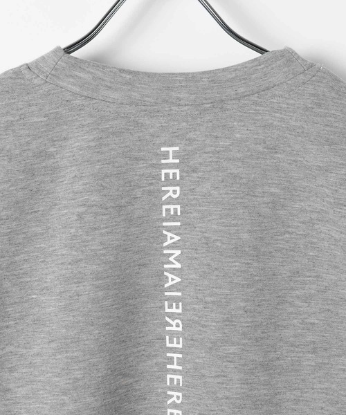HEREIAM（ヘレイアム）の「【HEREIAM MEN】ミラーロゴクルーネックスウェット（スウェット・メンズ・ブラック/杢グレー/ホワイト・MEDIUM/LARGE）」の11枚目の写真