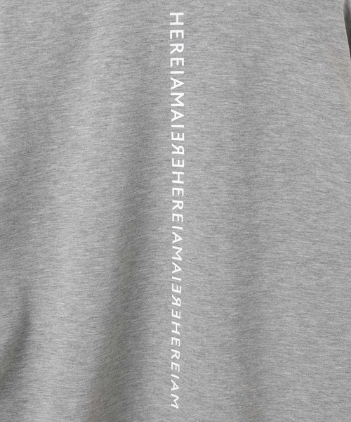 HEREIAM（ヘレイアム）の「【HEREIAM MEN】ミラーロゴクルーネックスウェット（スウェット・メンズ・ブラック/杢グレー/ホワイト・MEDIUM/LARGE）」の13枚目の写真