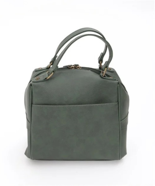 axes femme(アクシーズファム)の「刺繍デザインギャザーボストン(ボストンバッグ・レディース・ワイン/ブラック/ダークグリーン・FREE)」の11枚目の写真