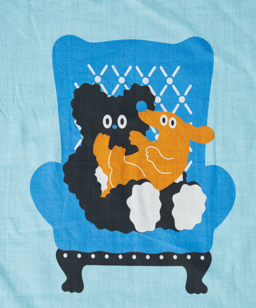 BIRTHDAY BAR（バースデイバー）の「umao×BIRTHDAY BAR　ウォールアートハンカチーフ（ハンカチ/ハンドタオル・レディース・ブルー/ブラック/オレンジ/ブルー系その他・0）」の11枚目の写真