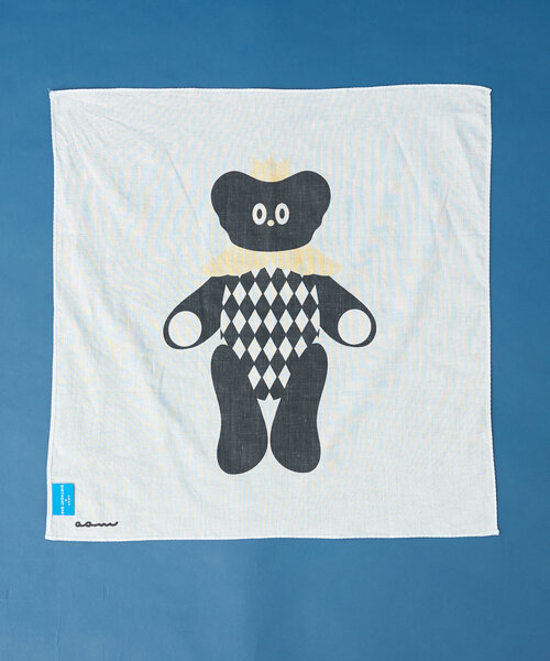 BIRTHDAY BAR（バースデイバー）の「umao×BIRTHDAY BAR　ウォールアートハンカチーフ（ハンカチ/ハンドタオル・レディース・ブルー/ブラック/オレンジ/ブルー系その他・0）」の15枚目の写真