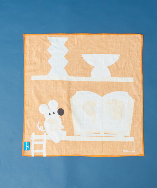 BIRTHDAY BAR（バースデイバー）の「umao×BIRTHDAY BAR　ウォールアートハンカチーフ（ハンカチ/ハンドタオル・レディース・ブルー/ブラック/オレンジ/ブルー系その他・0）」の21枚目の写真