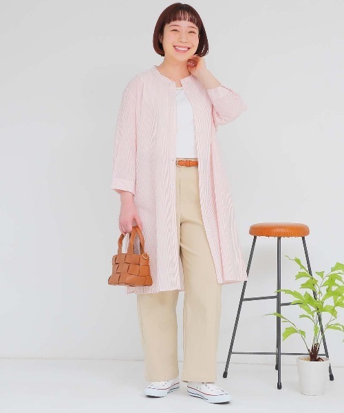 MB mint breeze(エムビーミントブリーズ)の「【L~6L 大きいサイズ】ストレッチカーブパンツ(その他パンツ・レディース・ベージュ/ブラック/オフホワイト・6L/5L/4L/3L/LL)」の7枚目の写真