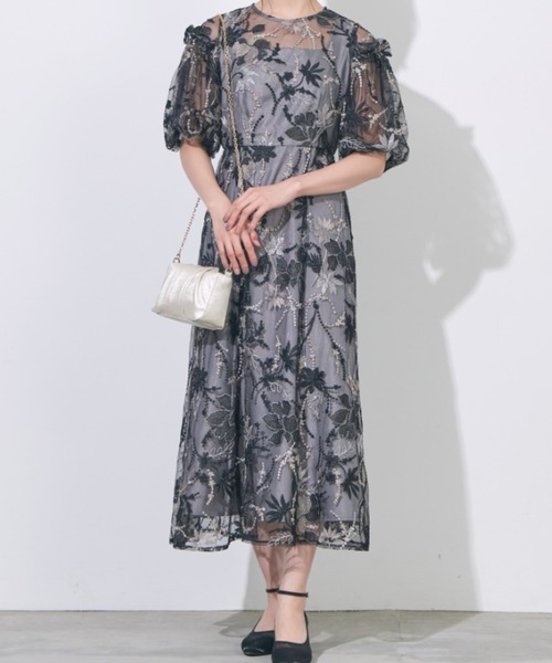 Cupid Heart(キューピッドハート)の「【Cupid Heart】結婚式用!タックデザイン・マグネット式パーティーバッグ(ショルダーバッグ・レディース・ブラック/シルバー/ベージュ・MEDIUM)」の20枚目の写真