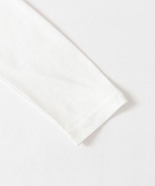 URBAN RESEARCH DOORS（アーバンリサーチドアーズ）の「リネン混シアーロングTシャツ（Tシャツ/カットソー・レディース・ライトグレー/オフホワイト・MEDIUM）」の14枚目の写真