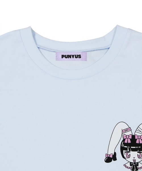 PUNYUS(プニュズ)の「Rabbit girl ビッグロンT(Tシャツ/カットソー・レディース・サックスブルー/ホワイト・2/4/3)」の18枚目の写真