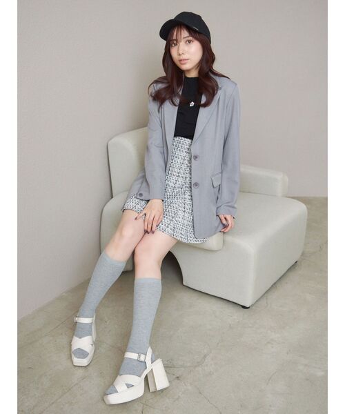 MERCURYDUO(マーキュリーデュオ)の「【MARY QUANTコラボ】デイジーロゴキャップ(キャップ・レディース・ブラック/オフホワイト/ピンク・FREE)」の17枚目の写真