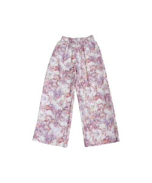 antiqua(アンティカ)の「水彩柄ストレートパンツ(その他パンツ・レディース・ピンク系その他/オレンジ・M/L)」の12枚目の写真