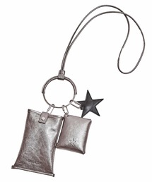 METALLIC MULTI RING SHOULDER BAG