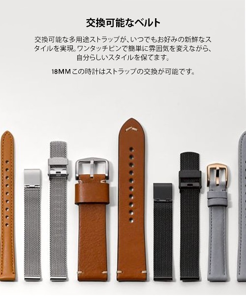 FOSSIL(フォッシル)の「フォッシル 腕時計 メンズ アナログ ステンレス FS6104(アナログ腕時計・メンズ・シルバー・FREE)」の9枚目の写真